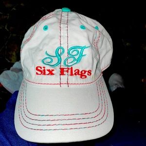 White San Francisco Great America hat